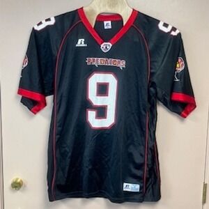 Russell Athletic Orlando Predators AFL Jersey Black Moye-Moore 9 Mens XL